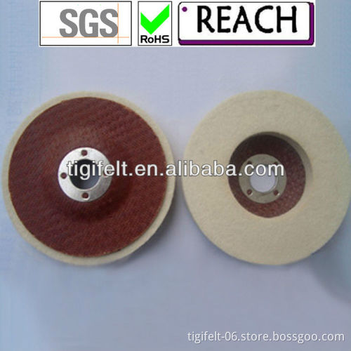 manufacture felt polishing glassfabrc pads and wheels